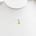 COLAR DE NYLON INICIAL - DOURADO