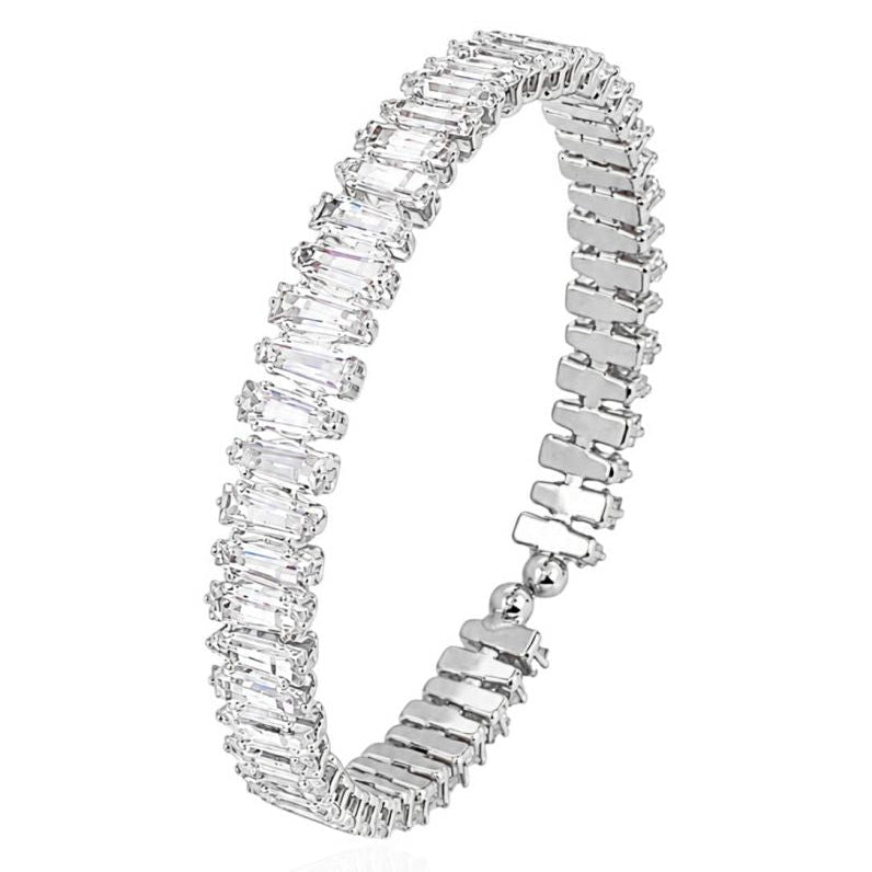 Bracelete Folheado a Ouro 18k e Prata 925 Aro Navete