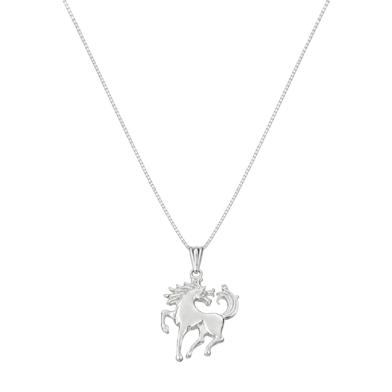 Colar Folheado a Prata 925 Design Horse