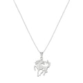 Colar Folheado a Prata 925 Design Horse