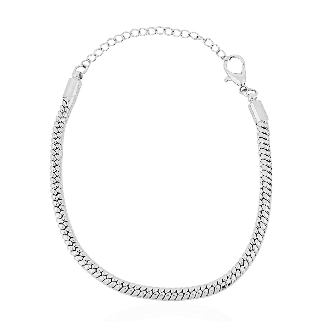 Pulseira Folheada a Ouro 18k e Prata Rabo de Rato Torcido